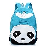 sea-junop Lovelyパンダ形学校バッグTravellingショルダーバックパック – スカイブルー