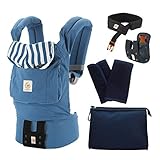 Ergobaby SG新仕様 （オーガニックよだれパッド＋収納ポーチ付き）エルゴベビー ベビーキャリア オリジナル【日本正規品2年保証 ベビーウエストベルト付】