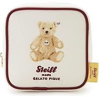 ジェラートピケとSteiffのコラボ　ぬいぐるみ　総柄ポーチ gelato pique（ジェラートピケ）の「【Steiff】総柄ポーチ（ポーチ
