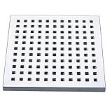 Rovate 8 inch Rain Shower Square ABS 121pcs Water Outlet 1/2 Connector Shower Head Rainfall Overhead