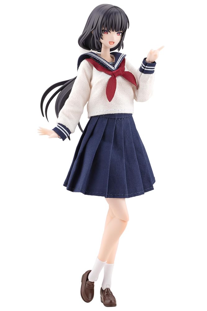壽屋(KOTOBUKIYA) 創彩少女庭園 きるプラ 薬師寺 久遠【桃桜高校・制服】 全高約160mm 1/10スケール プラモデル