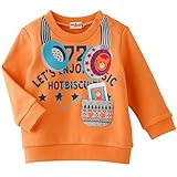 ミキハウスホットビスケッツ(mikihouse hotbiscuits) ヘッドホン フェイクプリントトレーナー 80cm 黄（04）