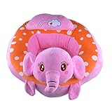 Yiki Infant安全な座っている椅子快適な看護枕3-12ヶ月（ピンク）