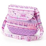 元気にお出かけベビーショルダーバッグ　レースチュールとメリーゴーランド（ピンク）　B1703800　日本製