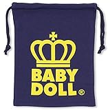 ベビードール 王冠ロゴキンチャク キッズ ベビー Mサイズ ネイビー