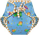 Kushies Swim Diaper, Goldfish Print, Large by Kushies