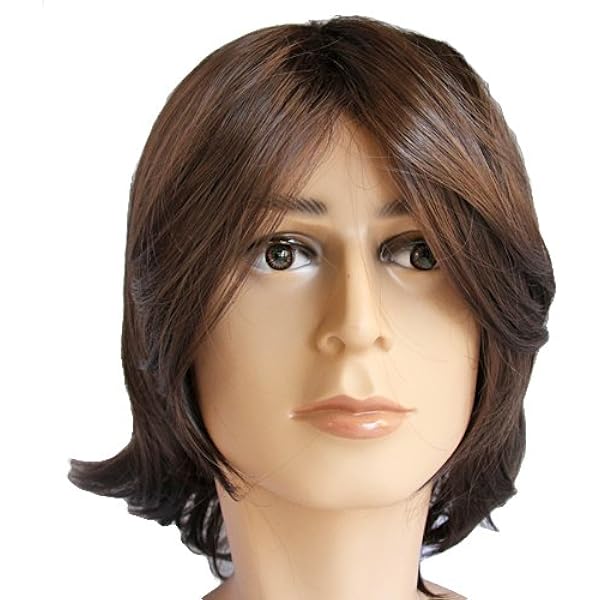 Amazon Co Jp Global Box メンズ 長髪 かつら ロン毛 コスプレ 茶髪 ホビー