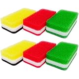 【新色】ダスキンスポンジ3色セット抗菌タイプS（3個入）×２セット【使い方ガイド付き】