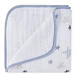 (エイデンアンドアネイ) aden+anais ベビー ブランケット コットン かわいい 大判サイズ 12.rock-star【6042】