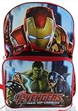 Marvel Avengers Backpack with Lunch Kit (Black) [並行輸入品]