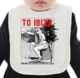 Good Girls Go To Heaven Bad To Ibiza ネクタイを有する有機ビブ Medium