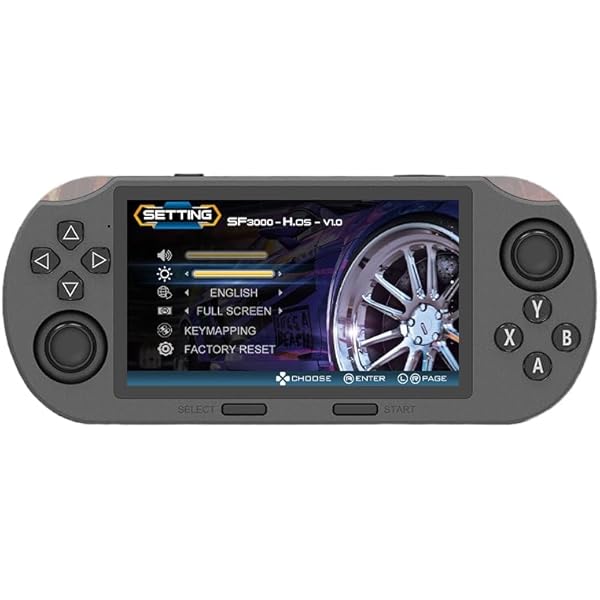 Amazon.co.jp: ハンドヘルドレトロゲームコンソール、4.5インチ