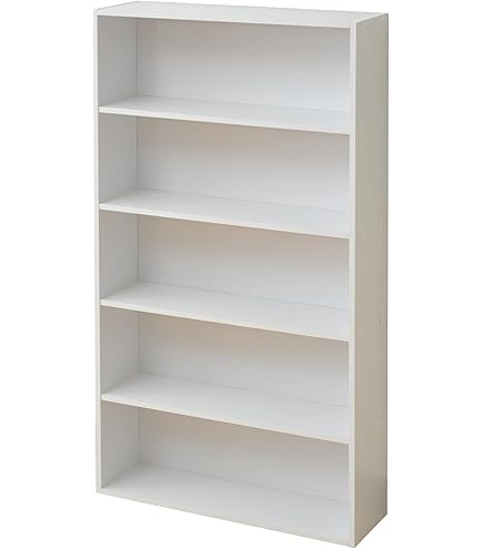 Amazon｜クロシオ 書棚 ホワイト 幅45cm 本棚 コミック 収納 ラック