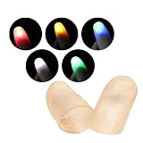 [AiO JAPAN] 玩具 マジック 光る指 2本セット フィンガーライト LED 光の玉を操るマジック 柔らかい指のおもちゃ
