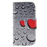 Samsung Galaxy S4 Mini ケース, UNEXTATI 手帳型ケース, Samsung Galaxy S4 Mini ケース カバー, 高品質 PUレザー 手帳型 ウォレット型 財布