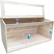 小動物/爬虫類用 ペットケージ Lサイズ(幅80cm) 木製無垢材 2272 組立カンタン】小動物/爬虫類用 ペットケージ Lサイズ(幅80cm