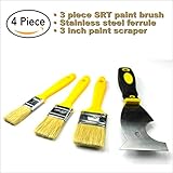Kingoriginプレミアムコンボキット4 Piece、ペイントブラシと6 in 1ペイントScraper