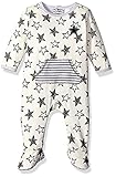 Petit Lem Baby Boys' Stars and Stripes Footie Space 3 Months [並行輸入品]