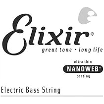 Amazon.co.jp: Elixir エリクサー ベース用 バラ弦 NANOWEB ニッケル 