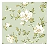 York Wallcoverings AD8200SMP Veranda Magnolia Vine 8-Inch X 10-Inch Wallpaper Memo Sample [並行輸入品]