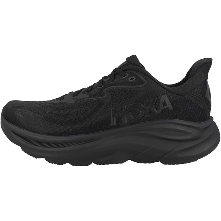 Amazon | HOKA ONE ONE(ホカ オネオネ) CLIFTON 9 BLACK / BLACK 27.5