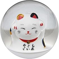 Amazon.co.jp: JINGLING 猫 シフトノブ 招き猫 ギアノブ クリスタル 