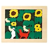 ジョージ・ラック・パズル/GEORGE LUCK PUZZLE/木のパズル/トリックパズル・サンフラワー/GL241