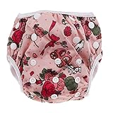 Kesoto 赤ちゃん　水着　パンツ　スイミングパンツ　オムツパンツ　水遊びパンツ　調整可能　再利用可能 - うま