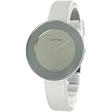 [カルバンクライン]Calvin Klein レディース 女性 Chic まる シルバーミラー グレー レザー K7N23UP8 腕時計 [並行輸入品]