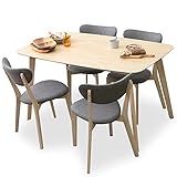 ダイニングセット ダイニングテーブル 3点セット 2人掛け 天然木 角丸 幅140 ホワイト×グレー