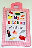布絵本 おままごと My Kitchen Playbook New マイ キッチンプレイブック 英語版刺しゅう絵本 知育知育