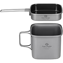cooking escape チタン　キャンティーン Amazon | COOK'N'ESCAPE チタン クッカーセット 飯盒 チタン