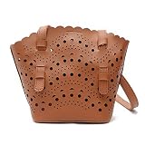 Enbeautter 2017年 PU のファッショントレンド女性のハンドバッグ袋 中空バッグピクチャパッケージ 大容量 手提げバッグ カバン OL 通勤 旅行 ハンドバッグ