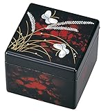 中谷兄弟商会 山中漆器 鏡付プチBOX  別甲 武蔵野33-3507 -