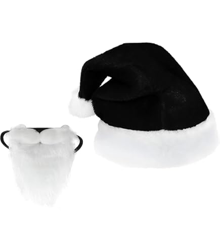 Amazon.co.jp: クリスマスサンタクロース ひげ (2個入り) ひげ変装 偽