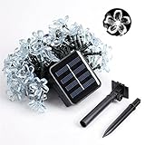 ICOCO Outdoor Solar String Lights Fairy Blossom Flower 20 feet 50 LED String Lighting for Christmas 