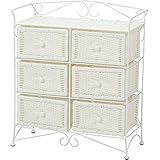 ランドリー 収納家具 キャビネット ホワイト