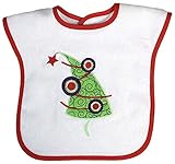 Raindrops Appliqued Bib, Christmas Tree by Raindrops