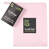 Kushies Organic Jersey Play Pen Fitted Sheet, Light Pink by Kushies [並行輸入品]