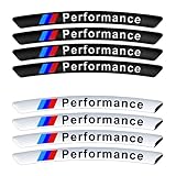 Felimoa ホイールステッカー 車 バイク アルミ合金製 2色 合計8枚セット