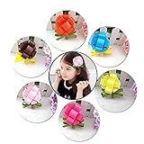 ヘアクリップ 　ベビーヘアクリップ　ヘアアクセサリー カラフル6点セット ヘアピン　前髪クリップ　髪留め　髪飾り　 可愛い　キュート 王冠　シンプルリボン　ベビー 　お宮参り　誕生日飾り　プレゼント　