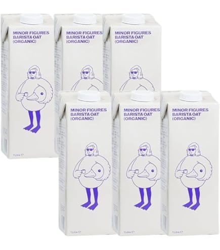 Amazon.co.jp: マイナーフィギュアズ オーツミルク【1000ml×6本】有機
