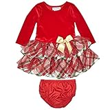 Bonnie Jean DRESS ベビー・ガールズ US サイズ: 3-6 Months カラー: レッド