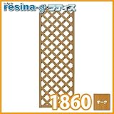＜レシナg＞ 樹脂製 ウッドプララティス（1800×600mm／オーク） フェンス DIY 園芸 ガーデニング 人工木 防腐 樹脂 雨に強い　旭興進株式会社　JJ PROHOME