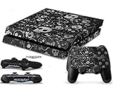 PlayStation 4 Protector Sticker Skin Decal For PS4 Console, 2 Controllers And 2 Light Bar Sensor Dec