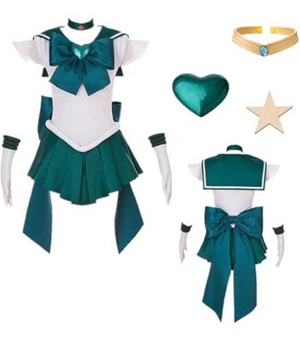 海王みちる　セーラーネプチューン　コスプレ　　完成ウィッグ　セット済み 美少女戦士セーラームーン 海王みちる(セーラーネプチューン) コスプレ衣装