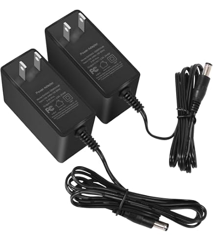 12V 2A Power Adapter 100-240V AC/DC - 5.5mm Plug For CCTV Camera & LED