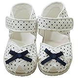 《初夏盛夏対応》(日本製) Pample Mousse(パンプルムース) 60ローンドット柄サンダル 12.5cm/OW NO.DP-72600