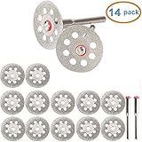 ZFE 12個丸穴付き回転式ダイヤモンドカッティングディスク(直径22mm)12枚セット