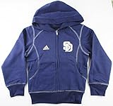 San Diego Padres MLBガールズサイズ7 – 16 Full Zip Fleece Hoodie ( Girls Large 14 )